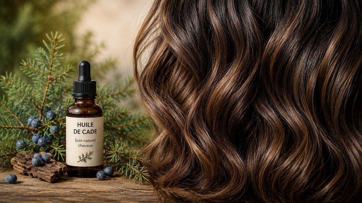 Huile de cade cheveux : bienfaits, usage, propriétés, idée recette…